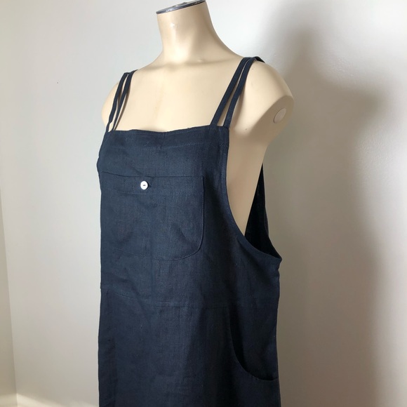 Talbots Dresses & Skirts - NWT Vintage Talbots Linen Pinafore Midi Dress